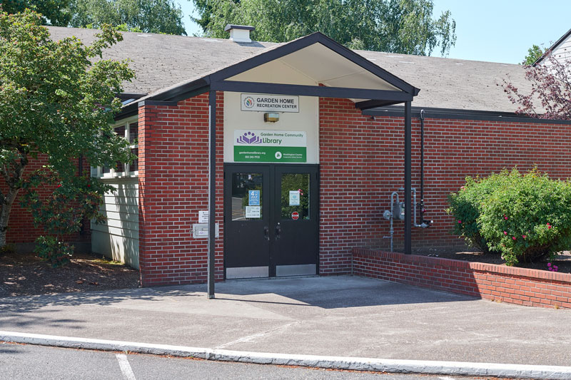 Exterior of Garden Home Library