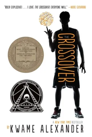 Book cover image of The Crossover by Kwame Alexander.