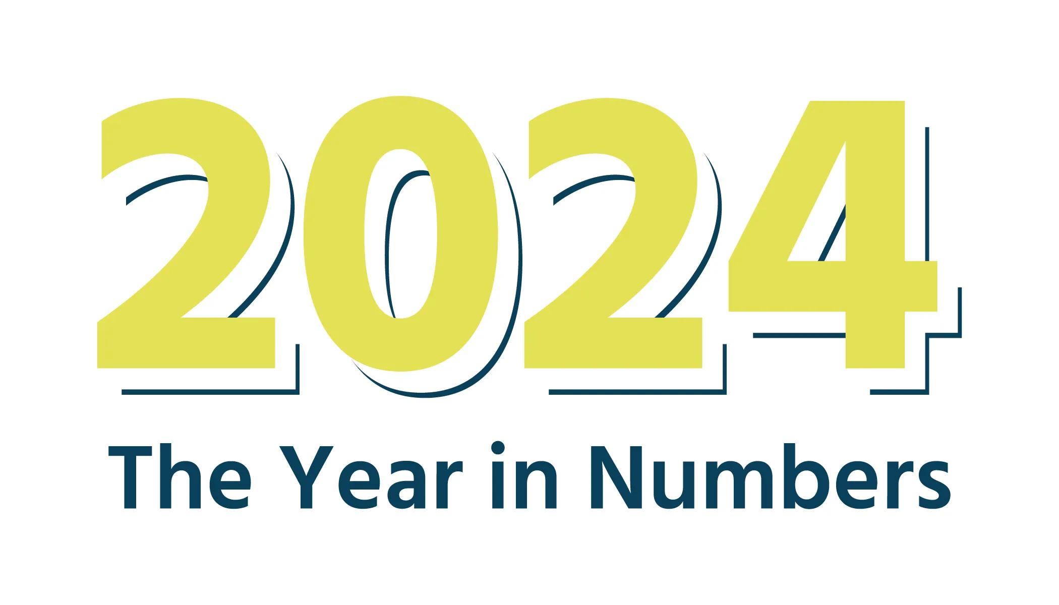 2024 Year in Numbers Logo.