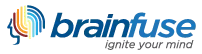Brainfuse logo with tagline underneath that reads "ignite your mind".