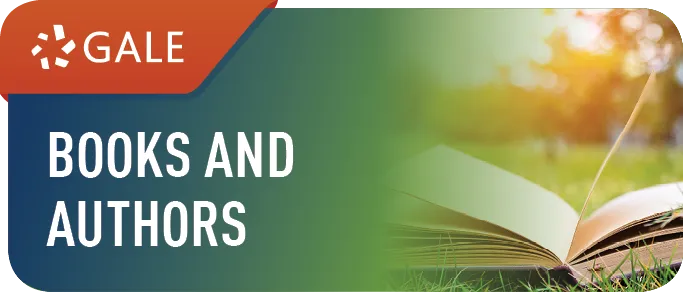 Gale Books and Authors logo.