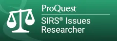 ProQuest SIRS issues researcher logo on green background