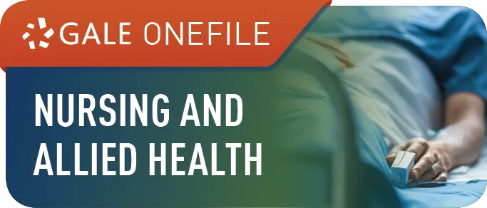 Gale Onefile Nursing and Allied Health logo.