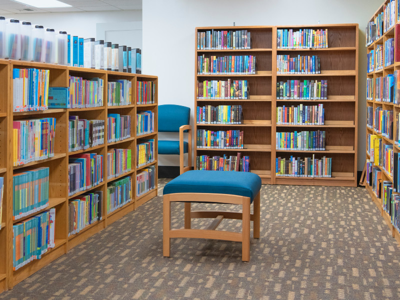 New stacks at West Slope Library
